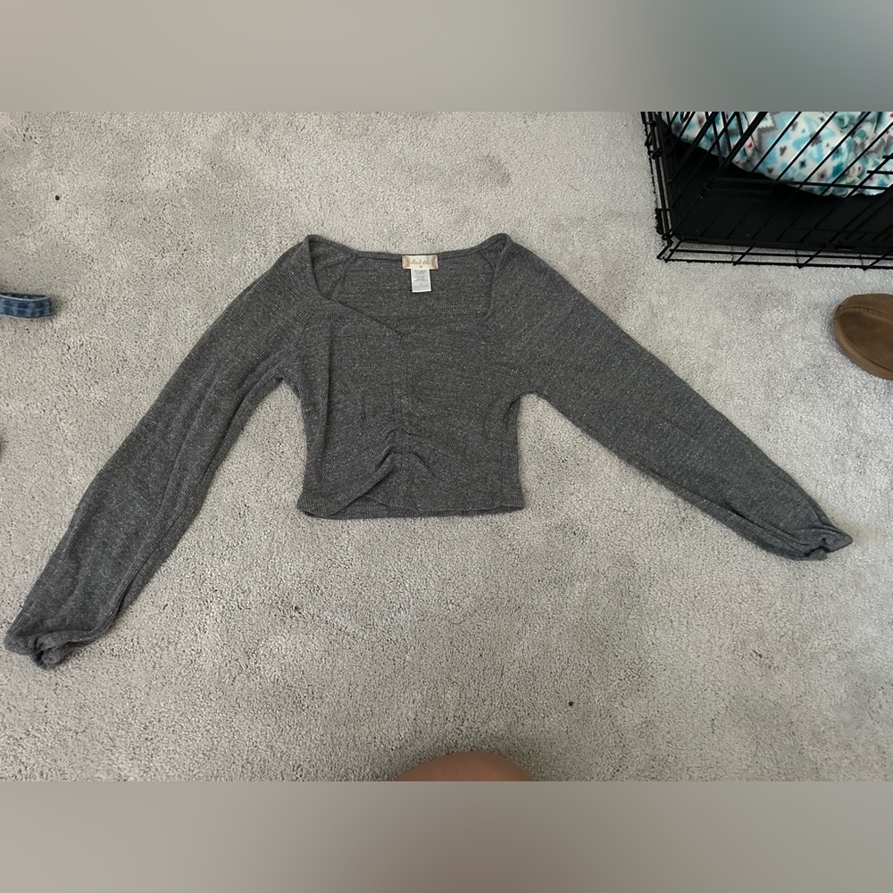 Altered State Long-Sleeve Medium Crop Top